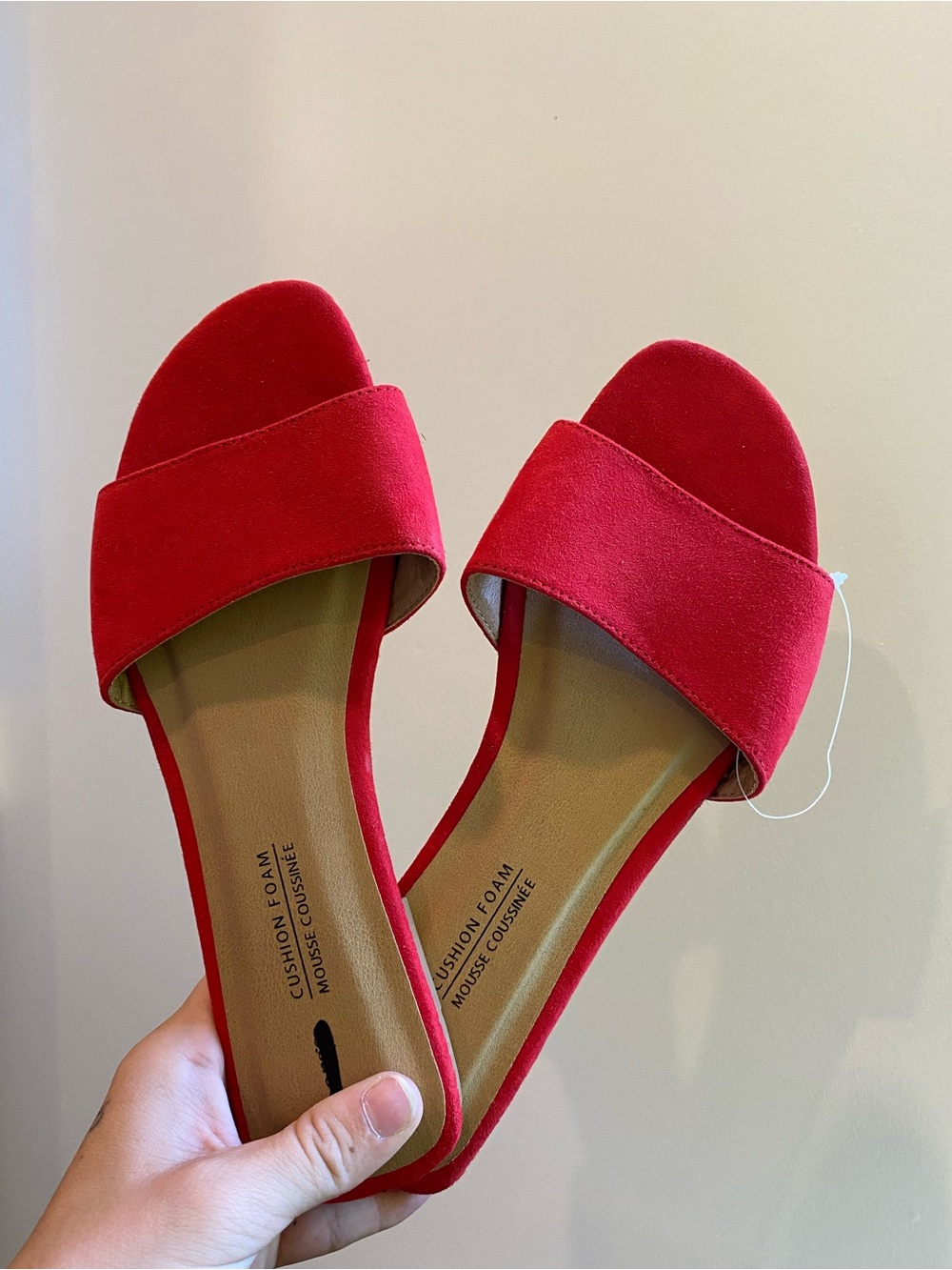 Women’s Red Sandals - Cushioned Comfort